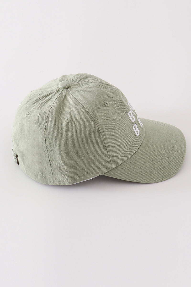 Sage brother embroidery baseball cap