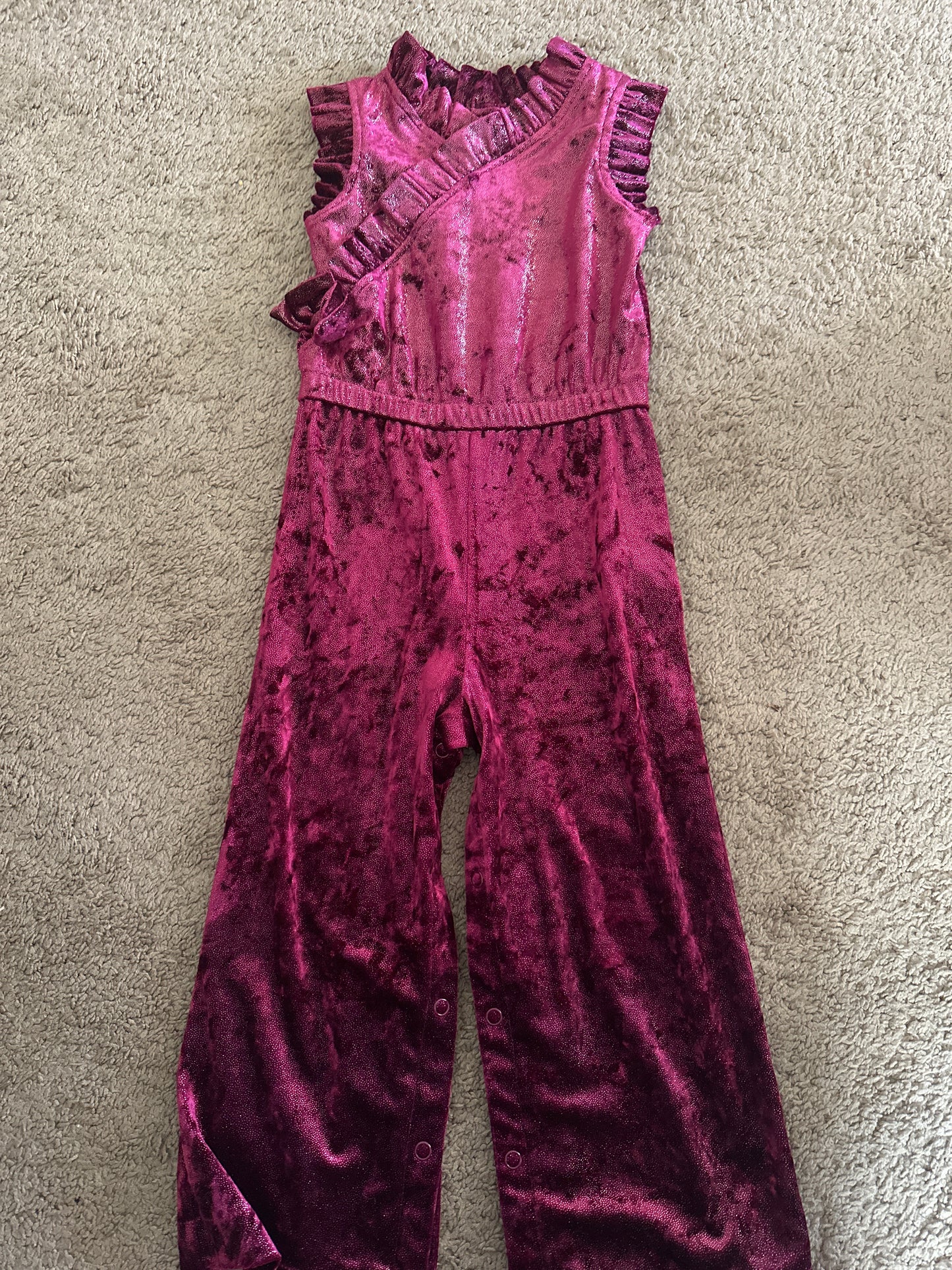 3t Burgundy Romper