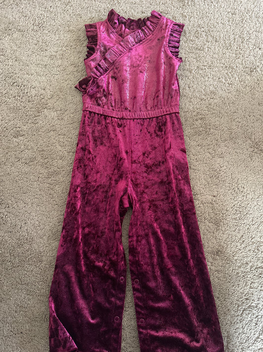 3t Burgundy Romper