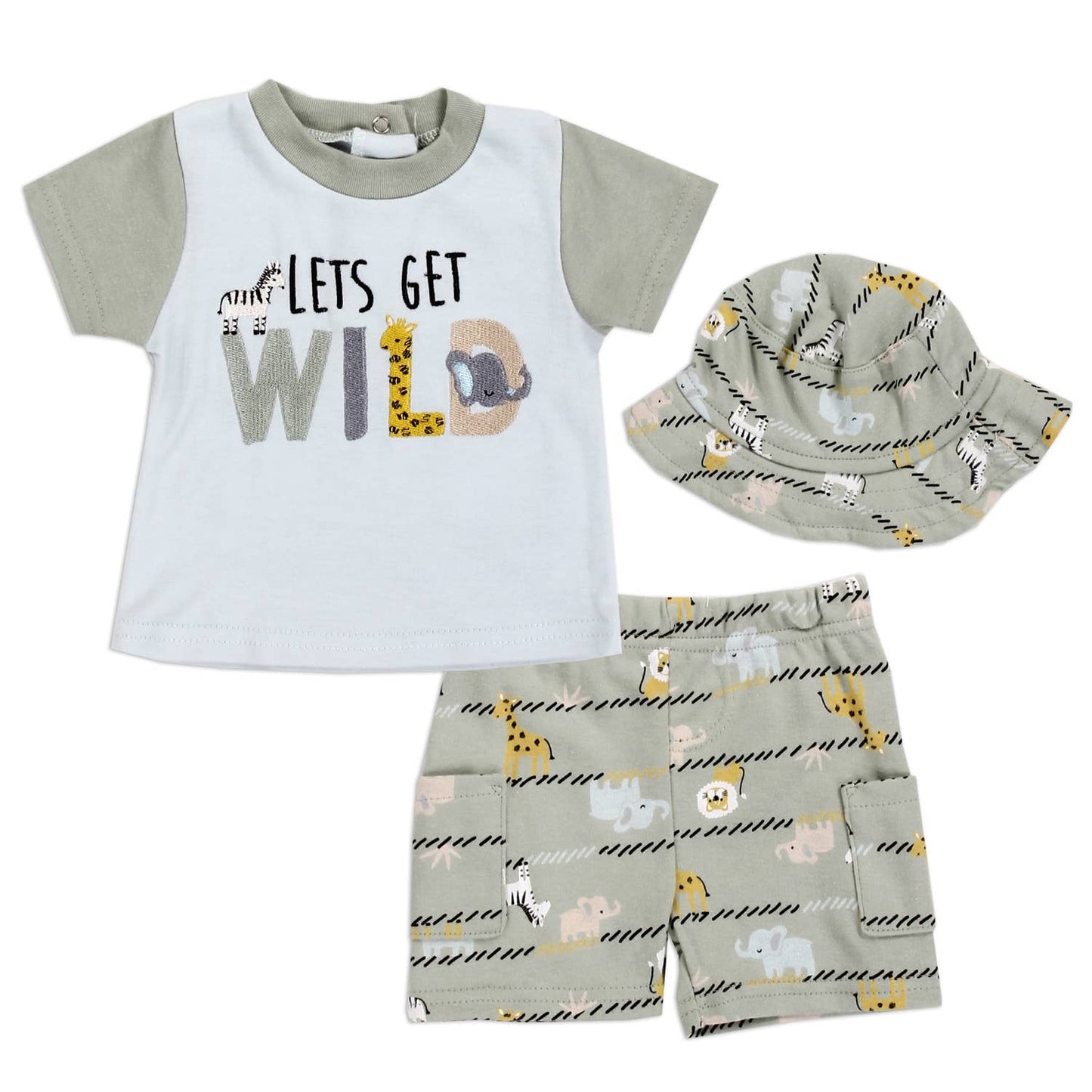 LITTLE BEGINNINGS Boys Newborn 3-Piece Set