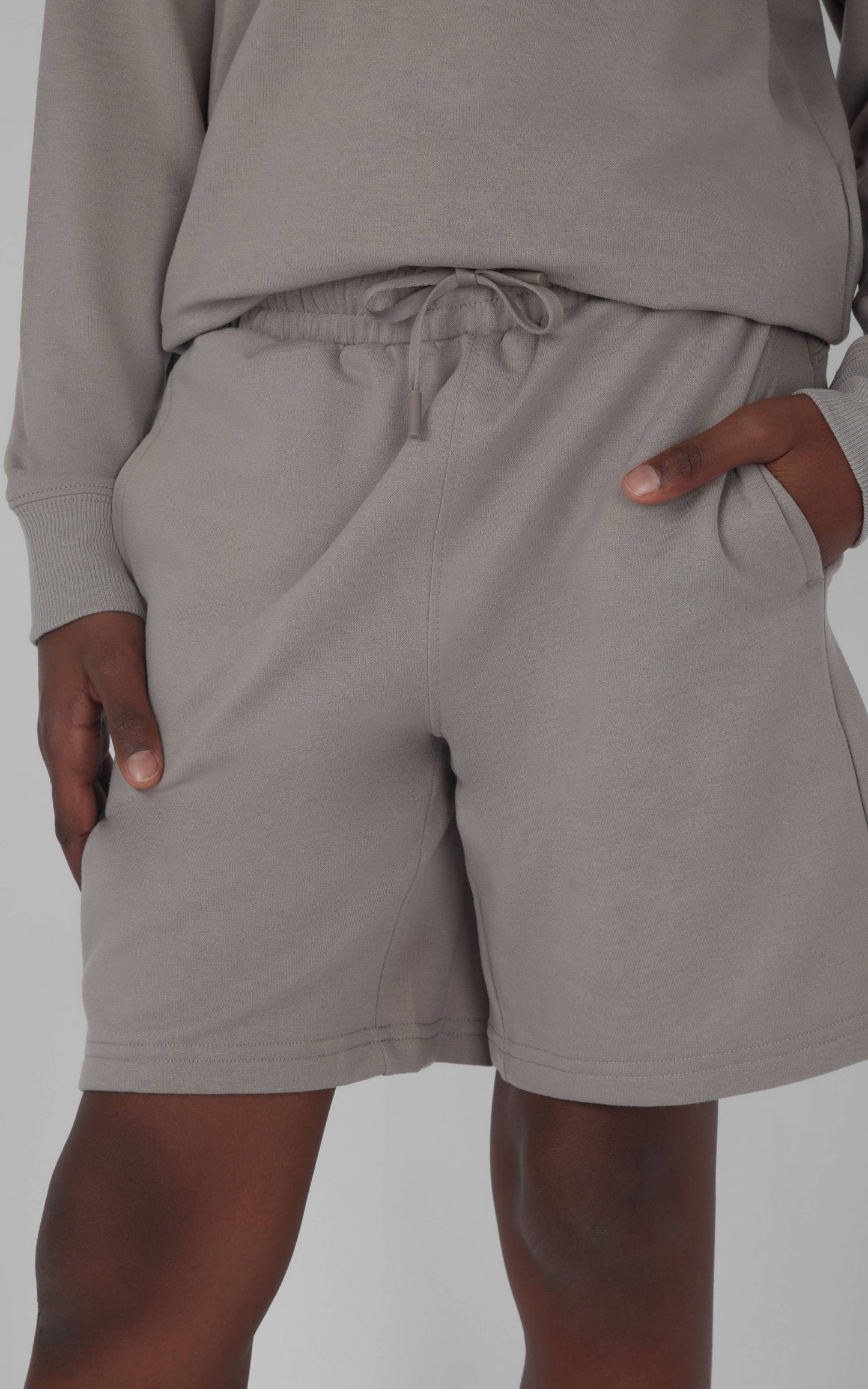 Boys Brushed Terry Lounge Short with Side Pockets