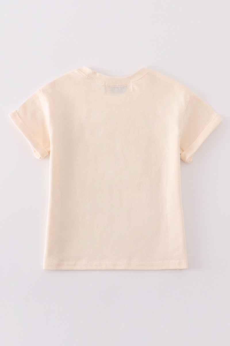 Premium Cream basic T-shirt