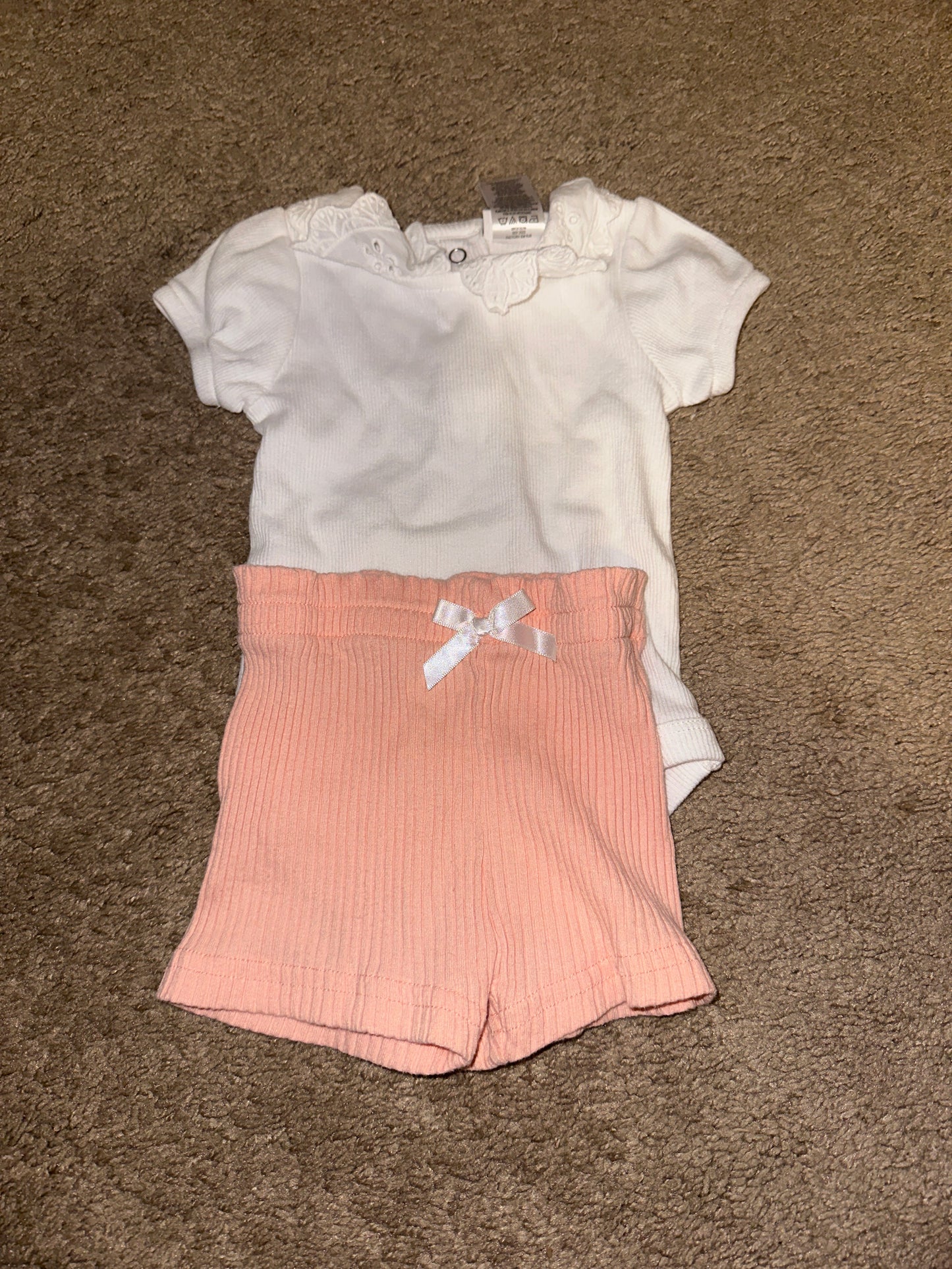 12m White and Orange Set