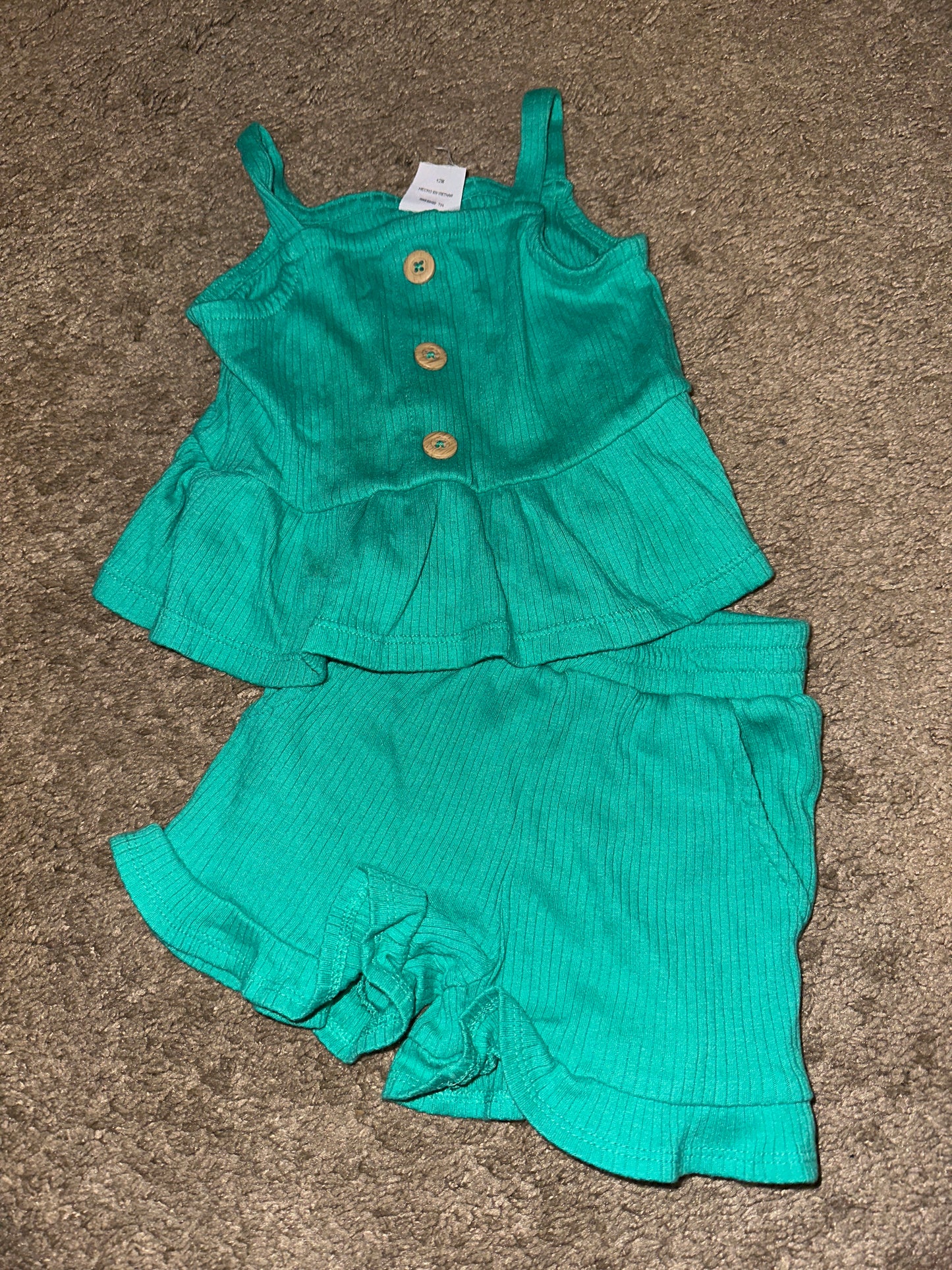 12m Green 2 piece set