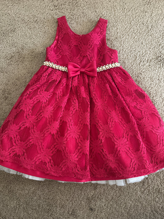 3t Formal Dress - red