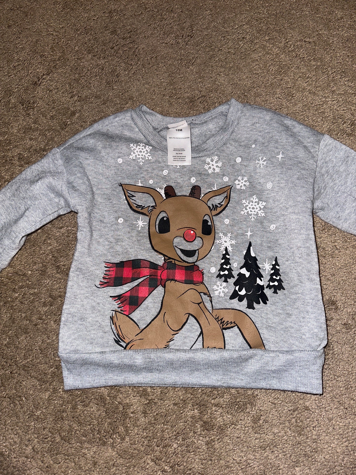 18m Reindeer Sweatshirt