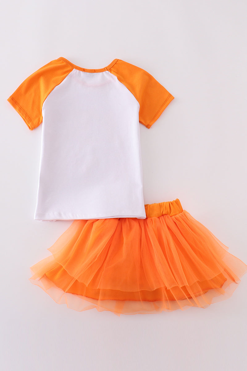 Tennessee bow girl skort set